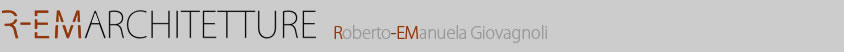Roberto Giovagnoli, Emanuela Giovagnoli, REM-ARCHITETTURE. Il logo dello Studio.